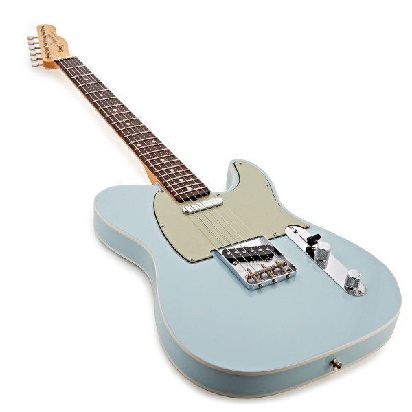 Telemaster Custom Shop Blue Fender Custom Shop 1960 Telecaster Custom NOS, Flame Maple Neck, Sonic ...