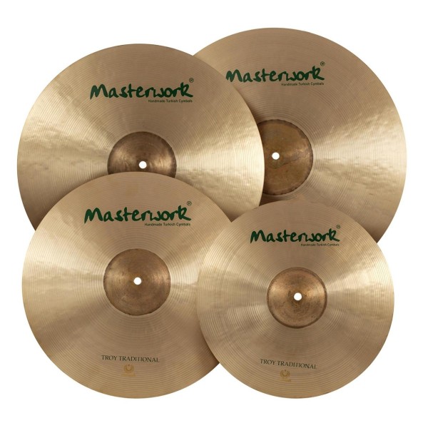 Masterwork Troy Traditional Cymbal Set Expanded