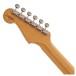 Fender Custom Shop 1965 Stratocaster DLX Closet Classic, Super Faded Aged Black - headstock back 