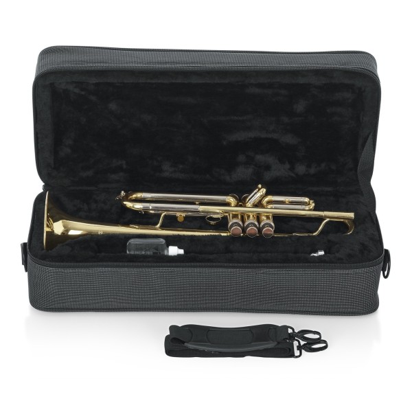 Gator GL-TRUMPET-A, Case Open with Trumpet