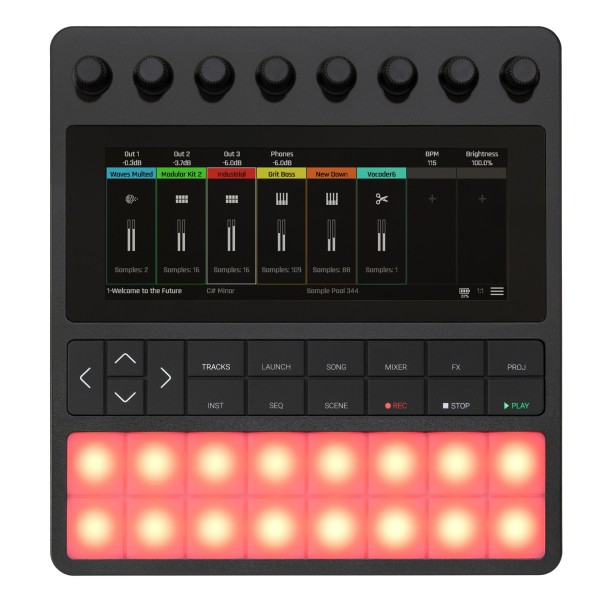 1010Music Bento Portable Sampling Studio - Top
