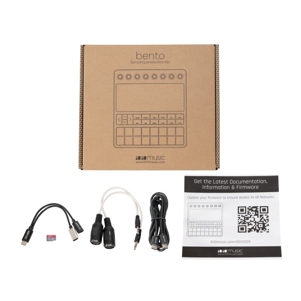 1010Music Bento Portable Sampling Studio - Full Contents