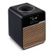 Ruark Audio R1S Smart Radio, Charcoal - High angle and side view