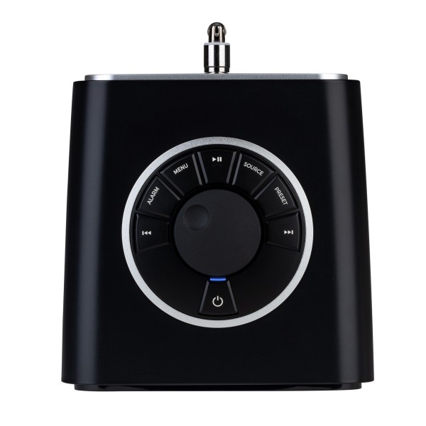 Ruark Audio R1S Smart Radio, Charcoal - Top down view and RotaDial Controls