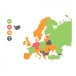 Sennheiser EW-D ME2 Wireless Lavalier Set, Frequency Region Map