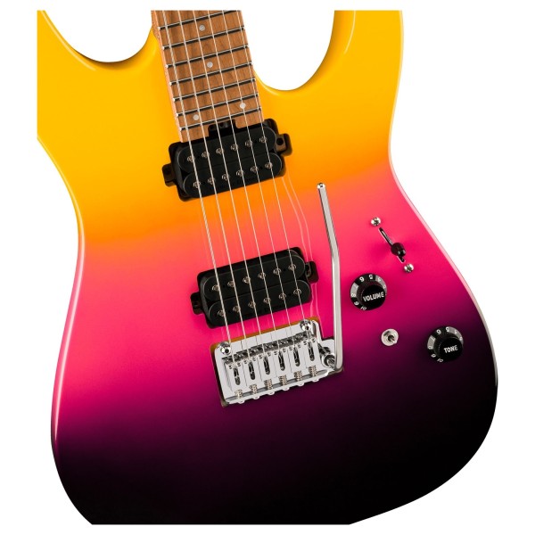 Charvel Pro-Mod DK24 HH 2PT CM, Malibu Sunset - body 