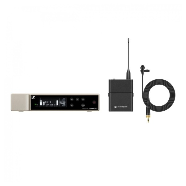 Sennheiser EW-D ME2 Wireless Lavalier Set, U1-5 Band, Full Product Layout