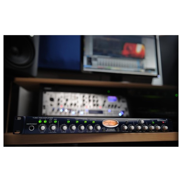 PreSonus Studio Channel Mono Vacuum Tube Preamp/Compressor/EQ - Lifestyle