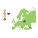 Sennheiser EW-D ME3 Wireless Headset Set, Region Map