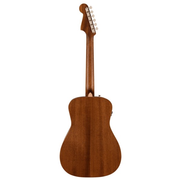 Fender Malibu Special, Parlour Electro-Acoustic, Natural - Nearly New - back 