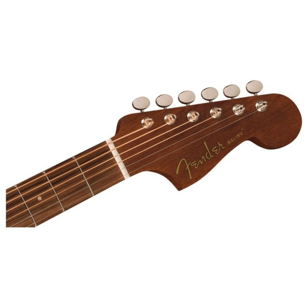 Fender Malibu Special, Parlour Electro-Acoustic, Natural - Nearly New - headstock 