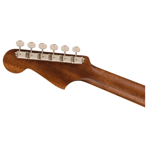 Fender Malibu Special, Parlour Electro-Acoustic, Natural - Nearly New - headstock back 