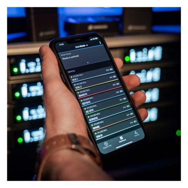 Sennheiser EW-D ME4 Wireless Lavalier Set, App Usage
