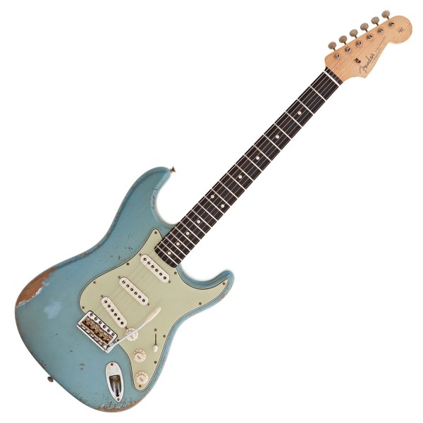 Fender Custom Shop Masterbuilt Austin MacNutt 1962 Stratocaster, Super Aged Lake Placid Blue - front