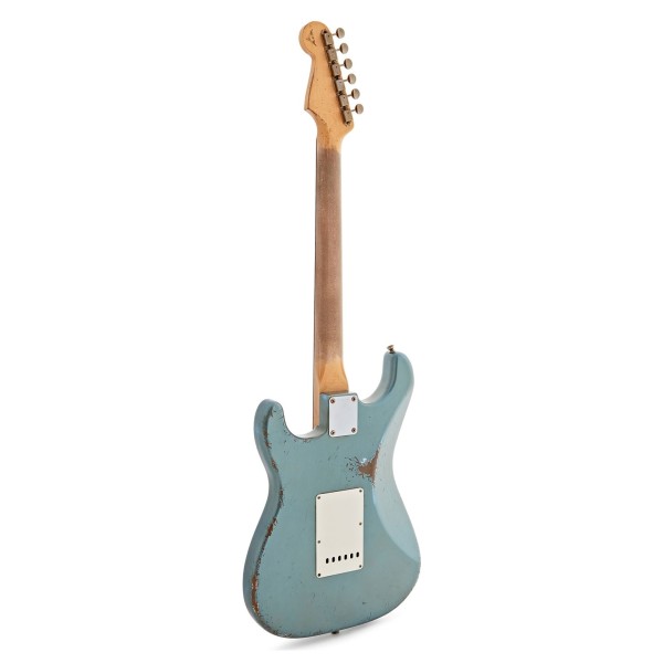 Fender Custom Shop Masterbuilt Austin MacNutt 1962 Stratocaster, Super Aged Lake Placid Blue - back 