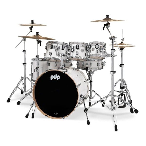PDP Concept Maple 22'' 7pc Shell Pack, Pearlescent White