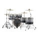 PDP Concept Maple 22'' 7pc Shell Pack, Silver to Black Sparkle