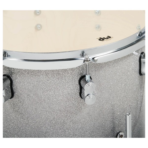 PDP Concept Maple 22'' 7pc Shell Pack, Silver to Black Sparkle