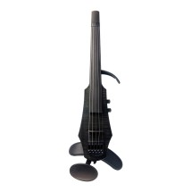 NS Design WAV5 Electric Violin, Transparent Black Gloss