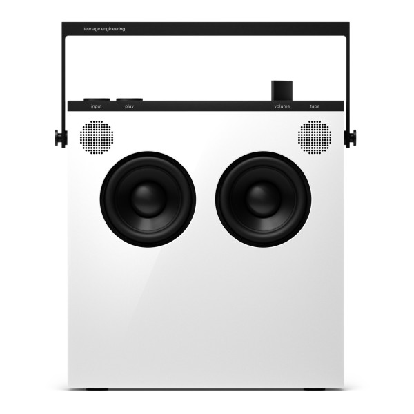 Teenage Engineering OB-4 Bluetooth Loudspeaker, White - Front