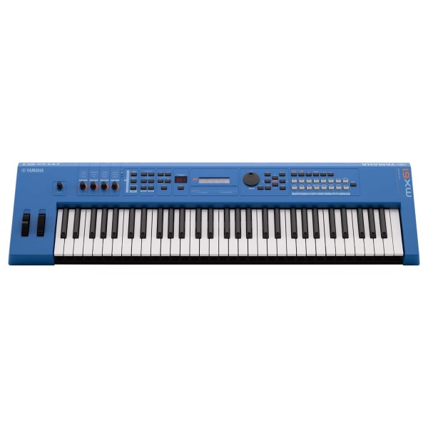 Yamaha MX61 II Music Production Synthesizer, Blue - Front