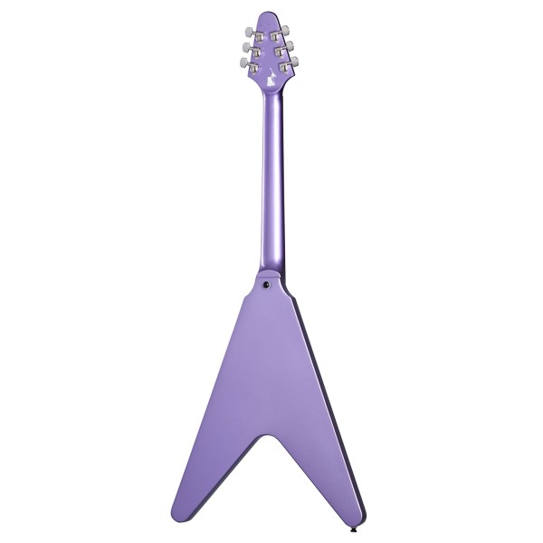 Epiphone Kirk Hammett 1979 Flying V, Purple Metallic - back 