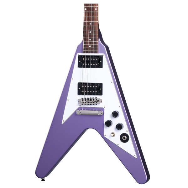 Epiphone Kirk Hammett 1979 Flying V, Purple Metallic - body 