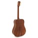 Gibson Hummingbird Custom Koa, Antique Natural - back 