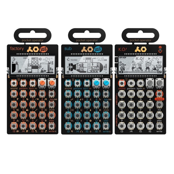 Teenage Engineering PO-16, PO-14 and PO-33 Bundle (Lead, Bass and Sample) - Bundle