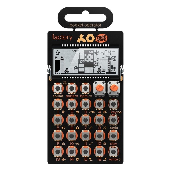 Teenage Engineering PO-16 Factory Pocket Lead Synthesizer - Top