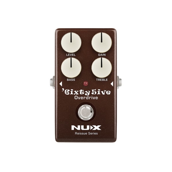 NUX 6ixty 5ive Overdrive Pedal, Front View
