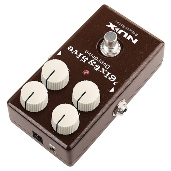 NUX 6ixty 5ive Overdrive Pedal, Rear Angle View