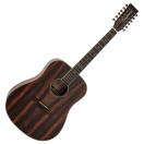 Tanglewood TRU512AE Reunion Pro Series 12 String Acoustic, Figured Black Walnut