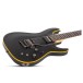Schecter Demon 6 FR S, Aged Black Satin - body and neck 