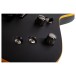 Schecter Demon 6 FR S, Aged Black Satin - knobs 