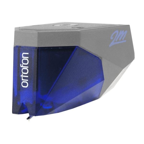 Ortofon 2M Blue Replacement Stylus - Reference image, attached to 2M cartridge