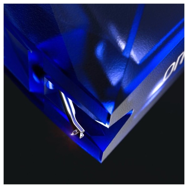 Ortofon 2M Blue Moving Magnet Cartridge - Detail Image, nude elliptical diamond stylus