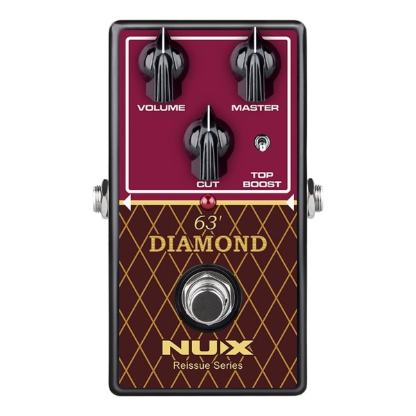 NUX 63 Diamond Overdrive Pedal, Front View