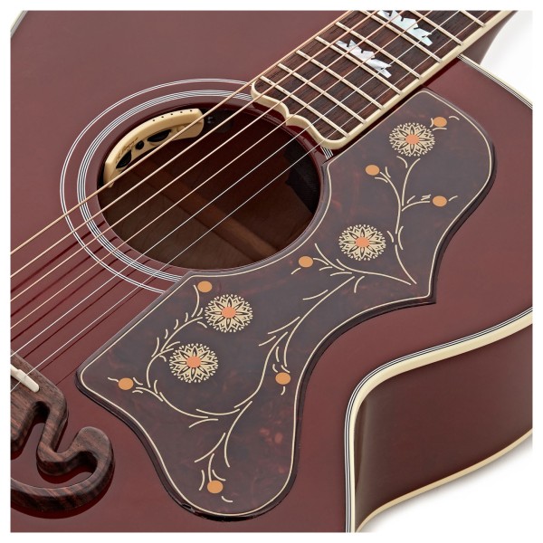 Gibson SJ-200 Standard, Wine Red - soundhole 
