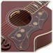 Gibson SJ-200 Standard, Wine Red - soundhole 