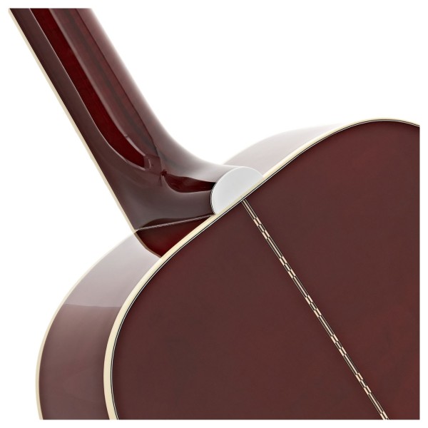Gibson SJ-200 Standard, Wine Red - body back 