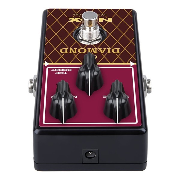 NUX 63 Diamond Overdrive Pedal, Rear Angle View
