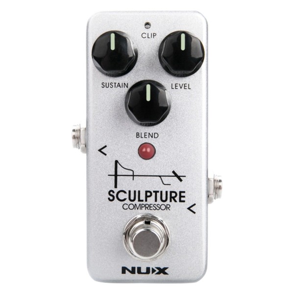 NUX Sculpture Compressor Pedal, Front View