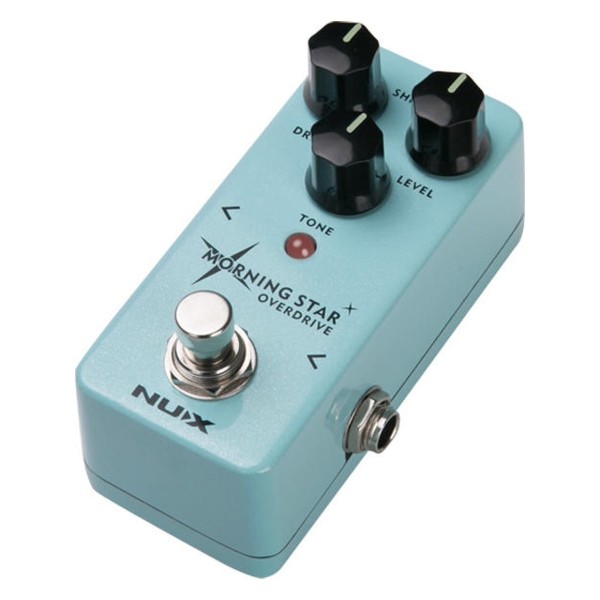 NUX Morning Star Overdrive Pedal, Front Angle View