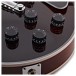 Gibson Custom Made 2 Measure Les Paul Custom Figured, Fire Tiger Fade - knobs