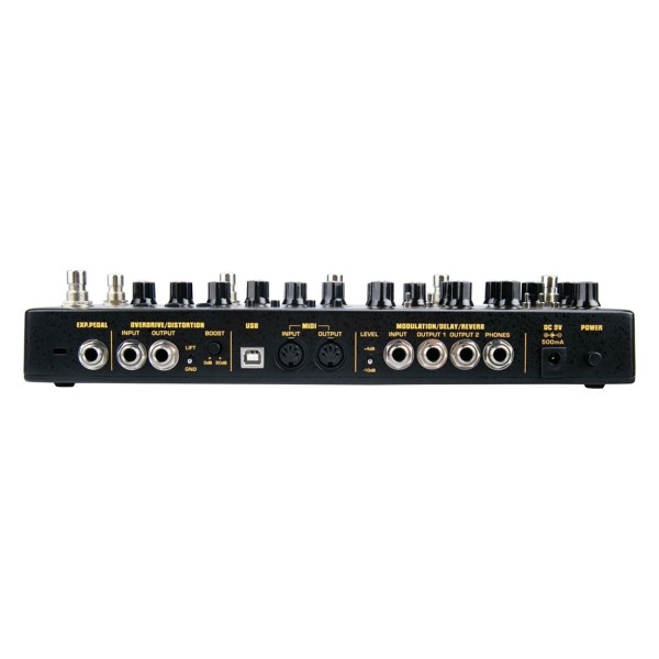 NUX Cerberus Guitar Effect Pedal, Rear View