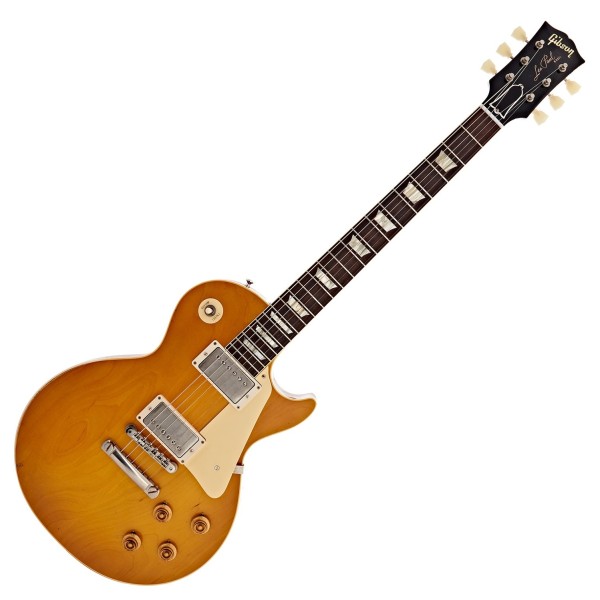 Gibson Custom Murphy Lab 1958 Les Paul Standard, Light Aged, Lemon Burst  - front