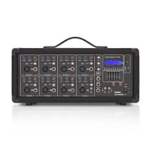 SubZero SZ-PMIX8-MP3 8 Channel Powered Mixer, Digital Media Player, 2024 Model