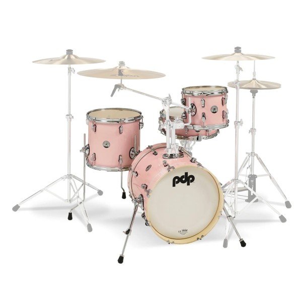 PDP New Yorker 16'' 4pc Shell Pack, Pale Rose Sparkle