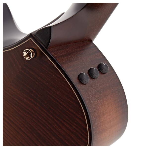 Taylor Builder's Edition 614ce Electro, Wild Honey Burst - controls 